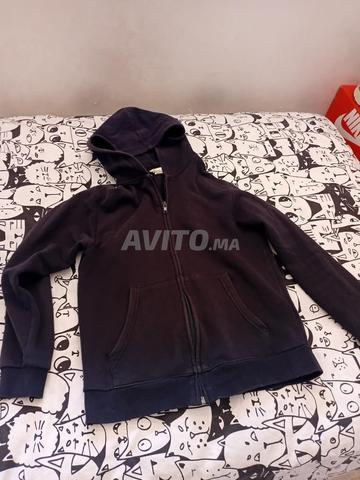 Veste Zip à capuche noir-H&M-Taille 10-12 y - 2