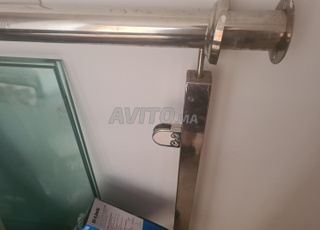 Vente de cadre inox et verre de 3 balcons