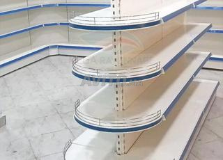 Rayonnage professionnel caisse de sortie