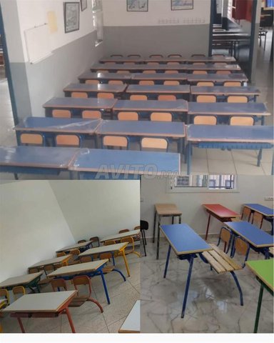 Table confortable avec chaise d'école Meubles D'étude Icbhr