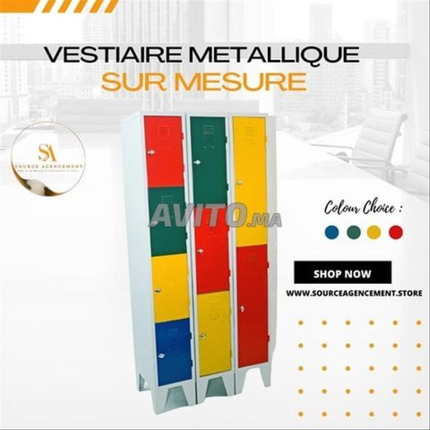 Casier standard fermeture clé et cadenas