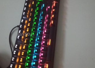 Clavier mécanique switch bleu