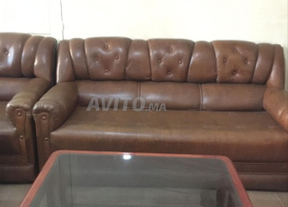 Ensemble de fauteuils avec table