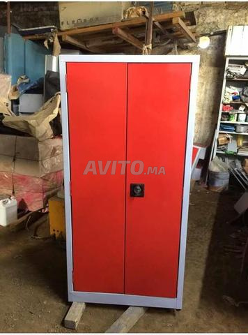 أثاث معدني \ خزانة ملابس \ رفوف \ خزانة