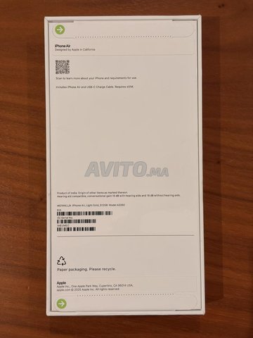 iPhone Air 256GB GOLD NEW