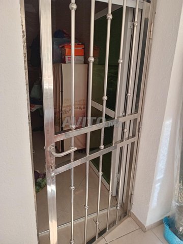 Clôture et porte inox