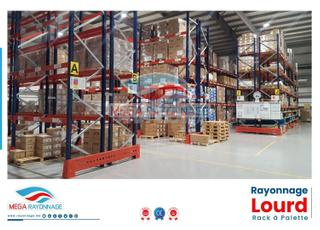 Rack à palettes – Installation clé en main