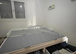 سرير قابل للتمديد لشخصين، رفان، مرتبتان