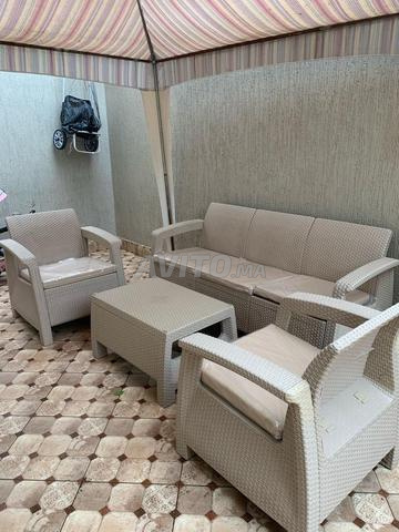 Salon pour extérieur en résine 4 couleurs dispo