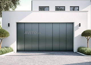 porte de garage sectionnelle latéral sur mesures
