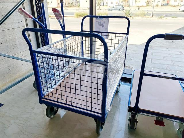 Chariot 4 panneaux grillagés – 500kg