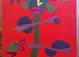 لوحة من اعمالي توحي عن التميز والاختلاف.