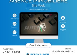 Site web pour Agence Immobilière