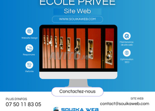 Site web pour École Privée