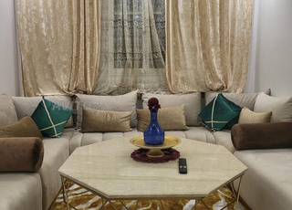 Appartement 2 chambres salon à louer à la journée