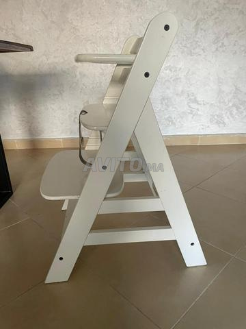 Chaise haute bébé Hauck Alpha en bois blanc - 2