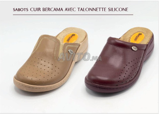 Sabot médical en cuir véritable