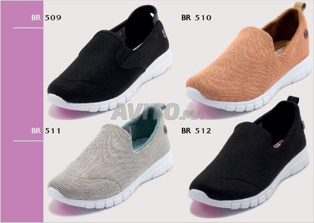 أحذية نسائية من القماش الطبي