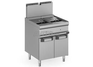 Friteuse Professionnelle 2 Bacs de 14 Litres