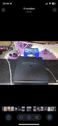بلايستيشن 4 سليم مع وحدة تحكم أصلية مع الألعاب