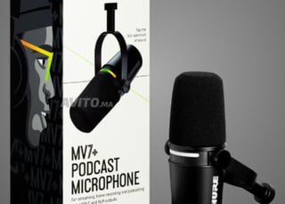 Shure MV7 Plus / Microphone Podcast XLR/USB