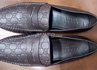 حذاء غوتشي بني