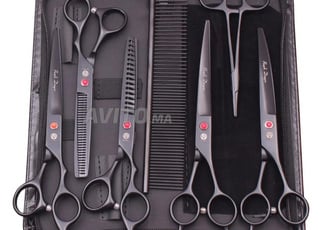 Pack de Ciseaux de Toilettage 8 Pièces