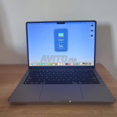 ماك بوك برو M2 2023 كالجديد 14 16GB 512GB