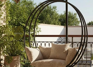 Balancelle balcon fer forgé