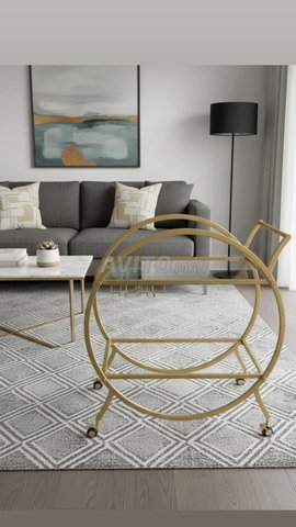 Chariot en fer forgé