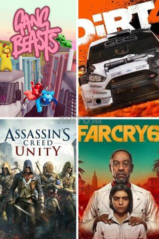 PS4 SLIM & 2 MANETTES & 8 JEUX - 2