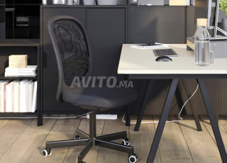 Chaise de bureau ikea noire