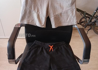 Pack de 2 Shorts de Sport Gris et Noir Lefties