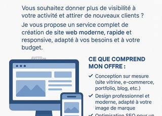 Création de site web professionnel