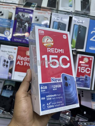 Redmi 15c 8/128 سنة واحدة ضمان