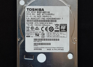 Disque Dur HDD TOSHIBA 1TB (Hard Disk)