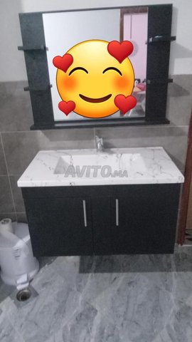 Lavabo grand modèle avec placard