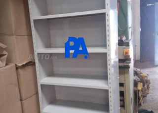 رفوف معدنية خفيفة مع 5 رفوف