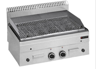 Grill Charcoal Poisson 2 Zones Gaz