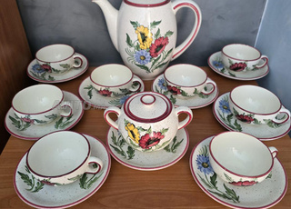 Service à thé ou à café vintage complet.