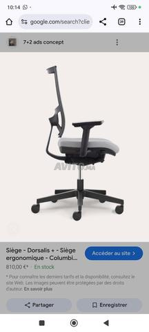 Chaise bureau Columbia Dorsalis My air mesh noir