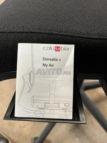 Chaise bureau Columbia Dorsalis My air mesh noir