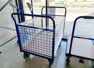 Chariot 4 panneaux grillagés – 500kg
