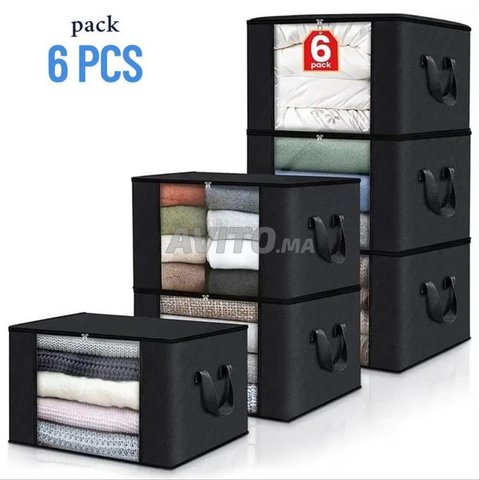 ensemble de 6 sacs rangement économiseur d'espace