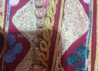 Caftan profond velours lourd