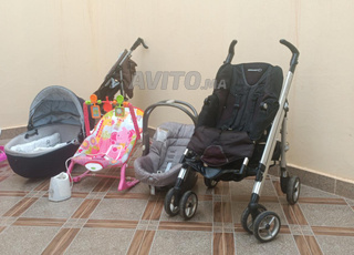 عربة أطفال ومجموعات إكسسوارات للأطفال