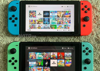 Nintendo Switch Flashé Avec Les Jeux installé