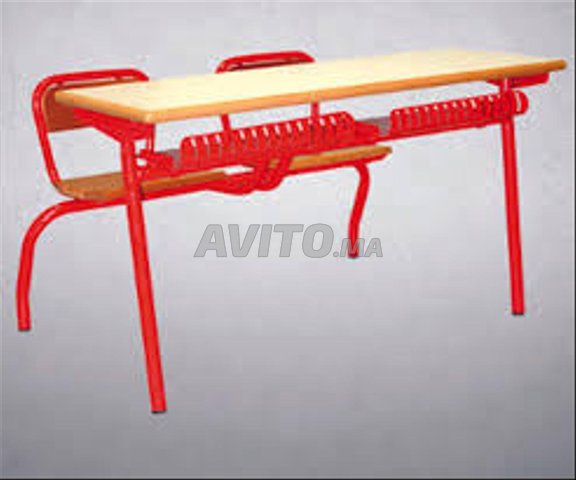Table pupitre double place pratique