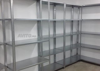 Rayonnage avec 5 tablettes renforcé