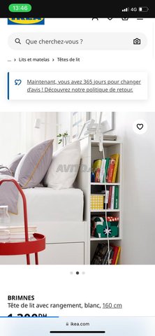 Lit double IKEA brimnes